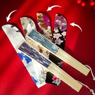 Mini Folding Fan Bag, Thick Fabric, Fan Slat Protection, Ancient Style | Fan Pouch T2