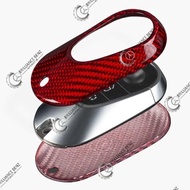T-CARBON KEY CASE CARBON KEY COVER MERCEDES BENZ W223 S400 W206 C200 Import Premium