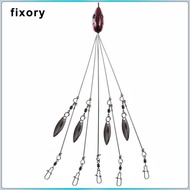 fixory Freshwater and Saltwater Alabama Rig Bionic Design Umbrella Rig Realistic Prey