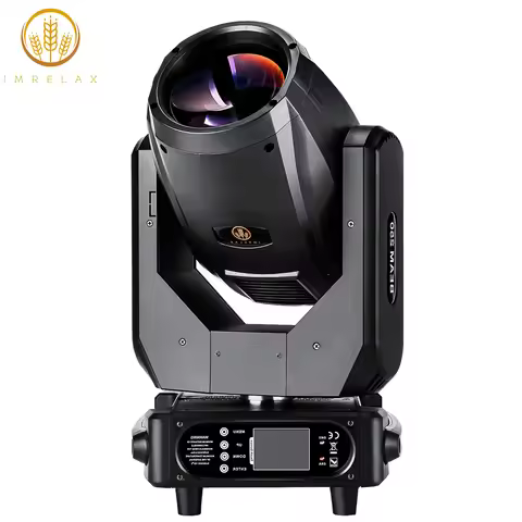 IMRELAX Sharpy Beam 250W Moving Head Stage Disco Light with Two Prism Wheels Plus Rainbow Colors 400