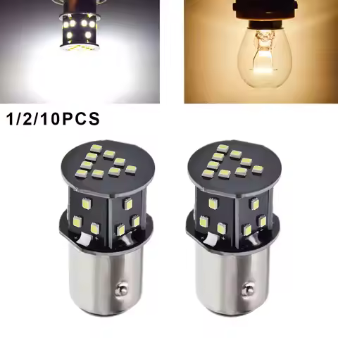 1/2/10Pcs Car LED Brake Turn Signal Light Bulb Lamp 6V DC 1157 BAY15D LED BULB VINTAGE CAR MOTORCYCL