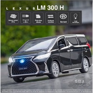 Diecast miniature LEXUS LM300H alphard car, scale 1: 32