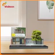 Lahomia 1:64โมเดลร้านเต้าหู้ญี่ปุ่นกล่องแสดงโมเดลรถ Diecast DIY คอลเลกชันอาคารเครื่องประดับตั้งโต๊ะด