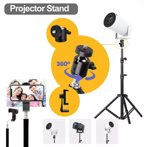 Universal Projector Tripod Stand 110cm 160cm Photography Bracket for HY300Pro HY320 Mini Projector S