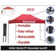 ⭐3m x 4.5m⭐ HOMSTAR Retractable Tent "COMPLETE SET" Gazebo/ Memorial/Garage/ Party/ ALL PURPOSE TENT