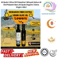 Al Quds | Olive Oil Palastine l Minyak Zaitun stock Baru /Al Quds Organic l Extra Virgin | ASLI