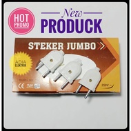 Flat Plug 36 Pcs White Flat Plug/ - White Flat Plug/ Plug Head/ kabel listrik Flat Plug/