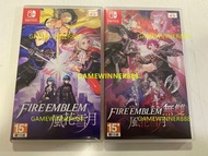 《今日快閃價》（中古二手）Switch NS遊戲 火焰之紋章 聖火降魔錄 風花雪月 + 風花雪月 無雙 合集 /  FIRE EMBLEM THREE HOUSES + Fire Emblem Warriors Three Hopes 港版中英日文版 合集 套裝