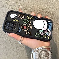 Realme 8 4G 8 5G 8 Pro 8s 5G Q3 Q3i V13 5G Narzo 30 5G Case Softcase Cute cat paw pattern Beautiful 