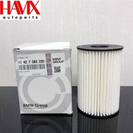 BMW Motorcycle Oil Filter 4.4L (550i / 650i / 750i / 760i / M5 / M6 / X5 / X6) (Code: 11 42 7 583 22