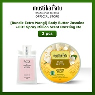 [Bundle Extra Fragrant] Body Butter Jasmine + EDT Spray Million Scent Dazzling Me