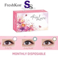 ( 2 PCS ) Freshkon 4 in Love Monthly Disposable Cosmetic Color Contact Lenses 1/3