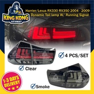 Toyota Harrier / Lexus RX330 RX350 2004 - 2009 Dynamic Light Bar Tail Lamp With Signal Running