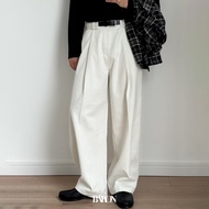 BARON LIAM Jeans – กางเกงยีนส์ขากระบอกใหญ่แถมเข็มขัด แนวสตรีทฝรั่ง