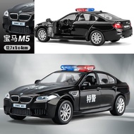 Lamborghini Police Car BMW Ford Alloy Childrens Toy Car Model