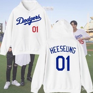Ready Stock Kpop Enhypen Dodgers Sweatershirt Heseung Jungwon Jay Jake Sunghoon Sunoo Ni-Ki Womens  