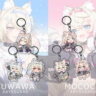 GANTUNGAN Hololive EN Gen 3 FUWAMOCO Fuwawa Abyssgard Mococo Abyssgard Keychain - Key Chain - Souven