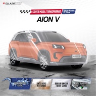 Aion V Transparent Car Body Cover Aion V Plastic Car Cover Aion V Waterproof Blanket/ Free Bag