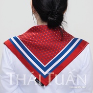 Premium 1-Layer Square Shawl 45x45 cm 2S55KA45F01B - Thai Tuan Fashion