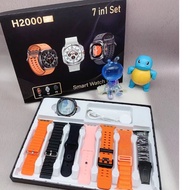 Galaxy Watch 7 Ultra Z7 7 in 1 H2000 ultra GPS compass smart watch outdoor sports man HD screen BT c