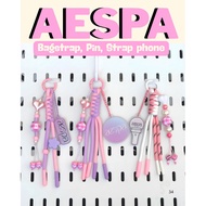 AESPA KPOP keychain, aespa sticker, aespa phone Strap, AESPA MERCHANDISE pin, AESPA BAGCHARM BAGSTRA