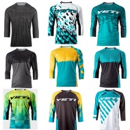 2017 new YETI dirt bike spin clothes t shirt summer of racing suit mountain bike Jersey men sleeve