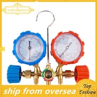 [TopFashion] R134A Aircon Manifold Gauge Freon Pressure Gauge AC Manifold Gauge Set