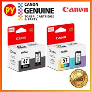 Canon PG-47 PG 47 PG47 Black Original Ink Cartridge - for printer E410/E480/E470/E3170