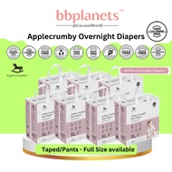 Applecrumby Tape/Pants Chlorine Free Premium Overnight Baby Diapers Lampin Bayi