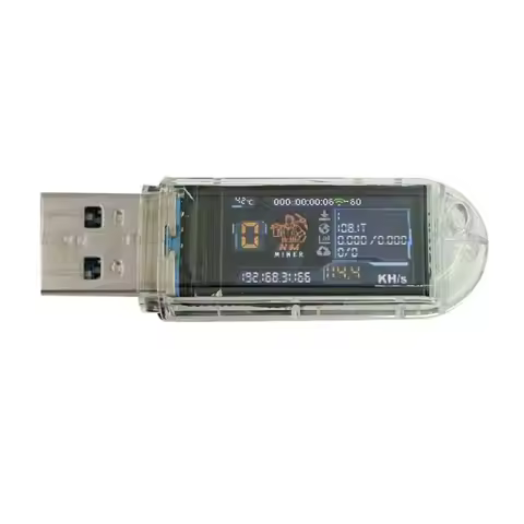 AED7-USB Nerdminer 112KH/S Solo Lottery Miner BTC Miner Color Display Bitcoin Mini Miner Asic Mining