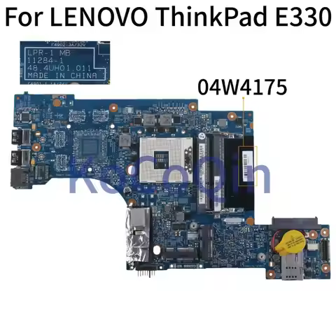 KoCoQin Laptop motherboard For LENOVO ThinkPad E330 HM77 Mainboard 04W4175 11284-1 48.4UH01.011 SLJ8