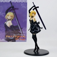 Fate Stay Night Artoria Pendragon Saber Saiba Black Dress Seba Action