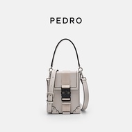 กระเป๋าสะพายข้างทรงกล่อง Mini Pedro กระเป๋าใส่โทรศัพท์มือถือแบบลำลองสำหรับผู้ชายและผู้หญิง กระเป๋าสะ