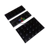 BUILDING BLOCKS Bricks & Parts : Black Plate 4x6 & 2x6