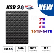 ❍♈ 2023 1TB Expansion HDD USB 3.0 64TB ssd Hard Drive 2TB External SSD M.2 for Laptop/Desktop/Phones Flash Memory Disk