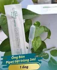 Ống bón sữa tiệt trùng ống bóp nhỏ giọt pipet 3ml 1ml tiệt trùng cao cấp