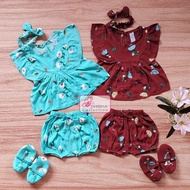 (4-18 Months) SIENNA LittleKoda (A) Baby Suit free Shoes & Bandana