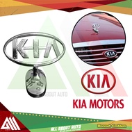 Kia Car Hood Emblem / Bonnet Emblem for Kia Cars (Chrome)