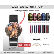 q&q watch✘Jam Custom Gambar & Nama Malaysia | Men Women Watch Picture Photo Arabic