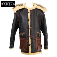 Toys McCoy Product x A BATHING APE B-7 羊皮 Mouton 飛行外套 XL [二手]