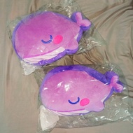 [OFFICIAL] BT21 (BTS) TinyTan Purple Whale Flat Cushion