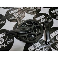 CRANK MTB TURANZA 48-38-28T 3 SPEED BLACK l CRANK MTB TURANZA 48-38-28T TRIPLE SPEED l CRANK TURANZA