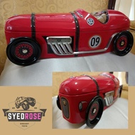 Vintage 26cm Racing Car Biscuit Tin