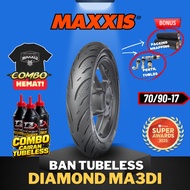 MAXXIS DIAMOND MA-3Di TUBELESS TIRES Ring 17 (70/90-17) JUPITER Z VEGA R MOTORCYCLE TIRES SATRIA F15