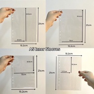 <Ready Stock>10Pcs/Set Photo Storage Bag A5 Binder Sleeves 1/2/4P Photo Album Refill Inner Cards Pho