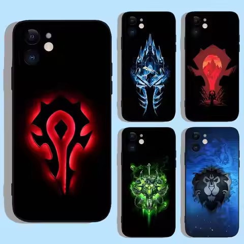 World Of W-Warcraft Phone Case For iPhone 16e,16,15,14,13,12,11,XS,XR,X,8,7,Pro,Max,Plus,mini Silico