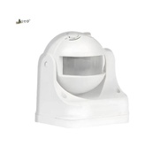 Wall-Mounted Infrared Motion Sensor, 1200W, for UP to 12m, IP44 Rating-Suitable for Smart Home Light