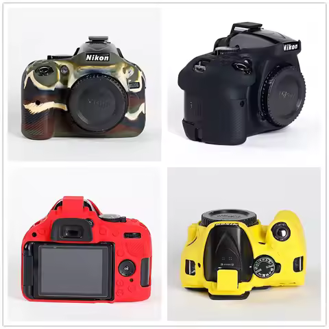 Soft Silicone Armor Camera Bag Case For Nikon D750 D780 D810 D850 D3200 D3300 D3400 D3500 D5100 D520