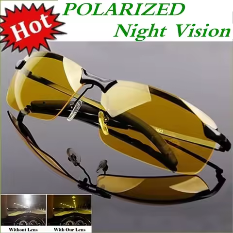 2020 Night Vision Glasses Photochromic Polarized Sunglasses Men Outdoor Sport Sun Glasses Day Night 