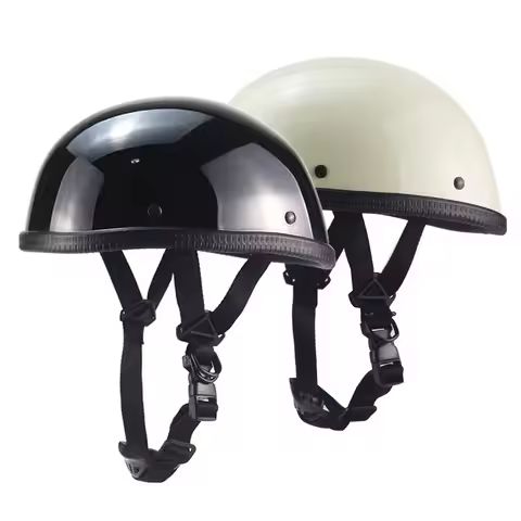 1XM/L/XL/XXL Size Motorcycle German Style Half Helmet for H-arley Biker Pilot Unisex Motorbike Helme